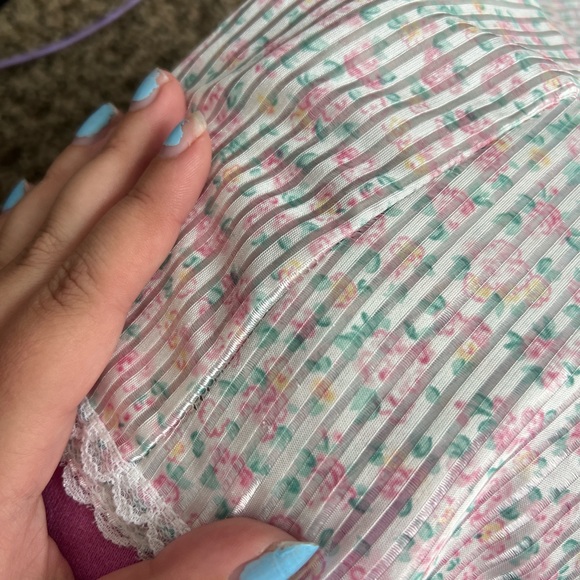 vintage coquette lingerie coverup robe 🎀 - Picture 13 of 14